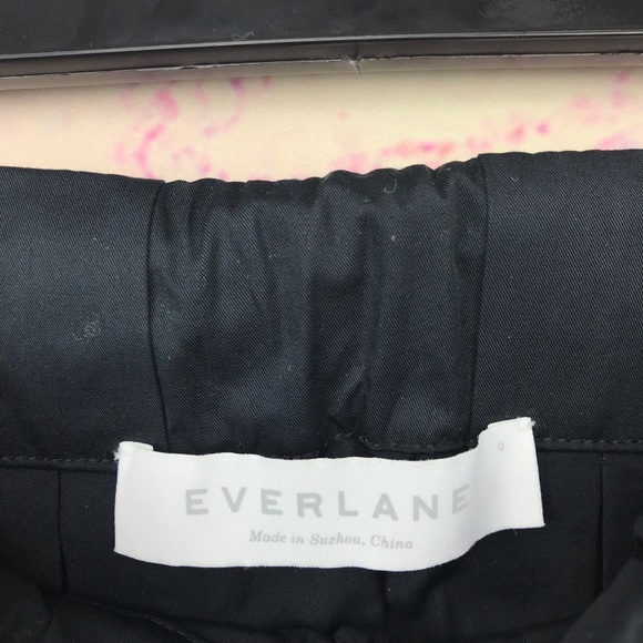 Everlane Pleated Cotton Poplin Circle Skirt Black - Picture 5 of 6